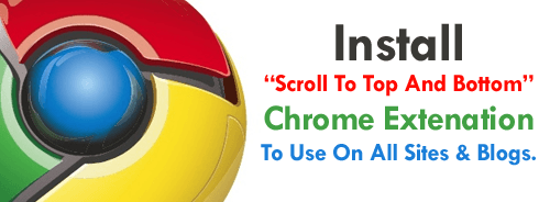 Stylish "Scroll To Top & Down" Fancy Buttons For Chrome Stylish "Scroll To Top & Down" Fancy Buttons For Chrome
