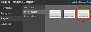 How To Add Three (3) Column Footer To Blogspot?