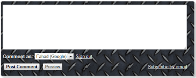 How To Change Blogger Threaded Comment Box Background? How To Change Blogger Threaded Comment Box Background?