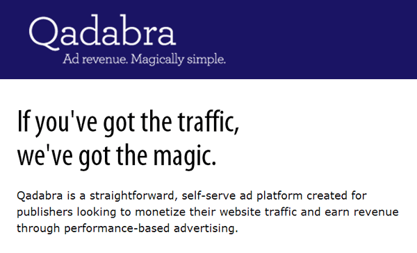 Qadabra: Your Blog With Good Revenue 