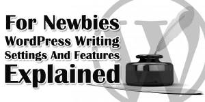 For-Newbies-WordPress-Writing-Settings-And-Features-Explained