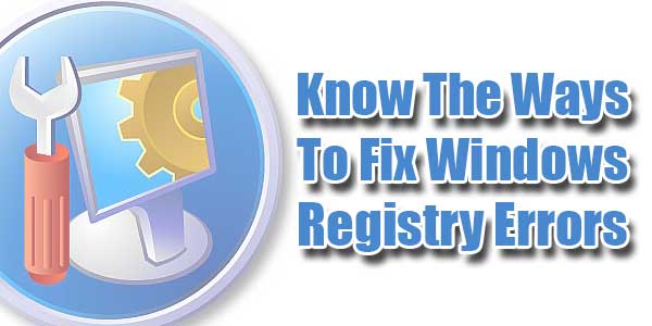 fix windows registry errors