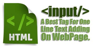 Input-A-Best-Tag-For-One-Line-Text-Adding-On-WebPage