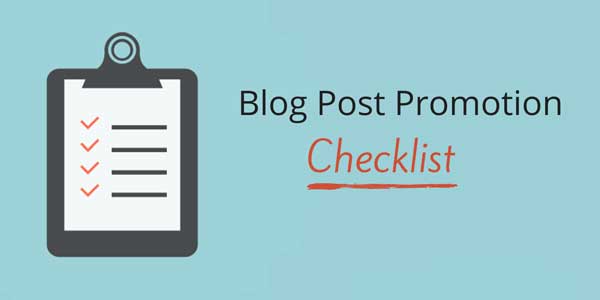 Blog-Promotion-Checklist