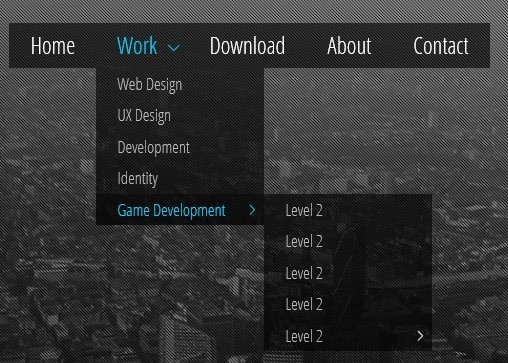 Drop-Down Menu Navigation 1