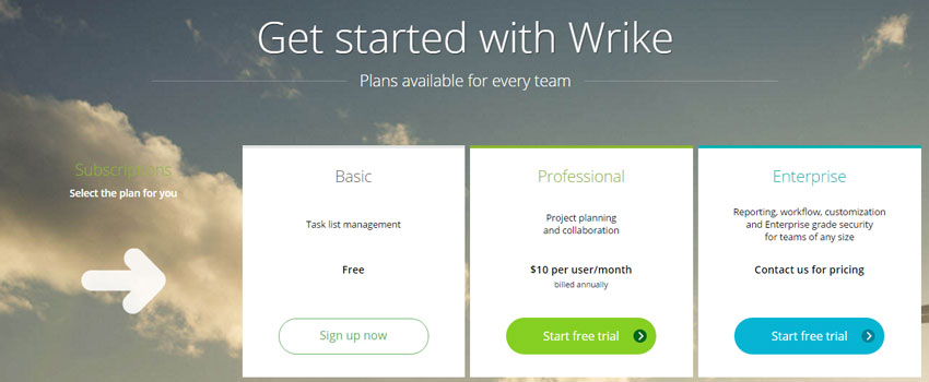 Wrike-Planes-Pricing