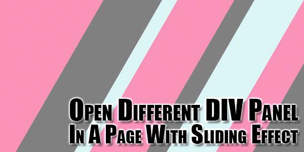 Open-Different-DIV-Panel-In-A-Page-With-Sliding-Effect