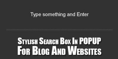 Stylish Search Stylish Search Box In POPUP For Blog And Websites - EXEIdeas – Let's ...