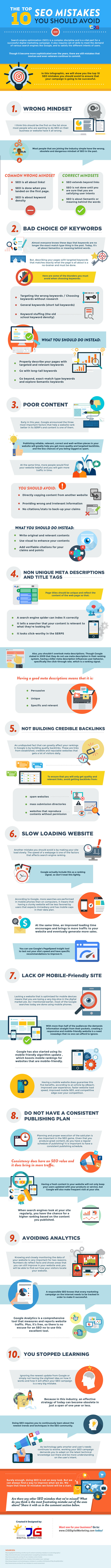 the-top-10-seo-mistakes-you-should-avoid-infographics