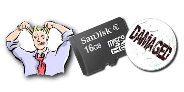 Damaged-Memory-Card