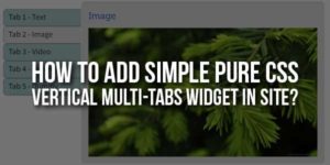 How-To-Add-Simple-Pure-CSS-Vertical-Multi-Tabs-Widget-In-Site