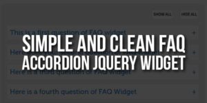 Simple-And-Clean-FAQ-Accordion-JQuery-Widget