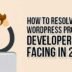 How-To-Resolve-Some-WordPress-Problems-Developers-Are-Facing-In-2022
