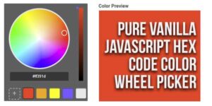 Pure-Vanilla-JavaScript-HEX-Code-Color-Wheel-Picker