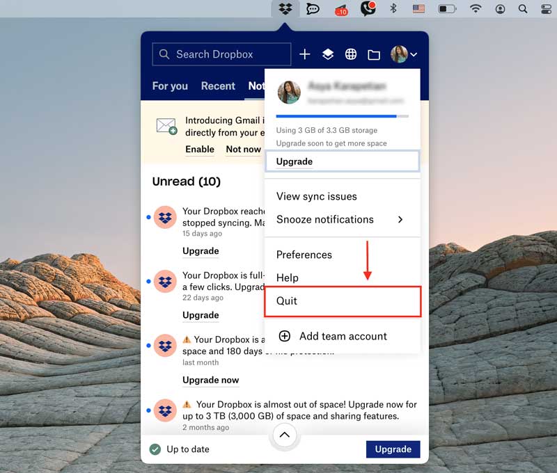 How-To-Quit-Dropbox-In-Your-Mac-OS