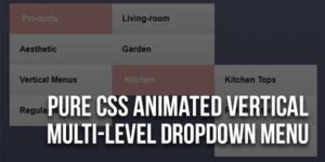 Pure-CSS-Animated-Vertical-Multi-Level-Dropdown-Menu