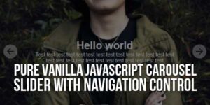 Pure-Vanilla-JavaScript-Carousel-Slider-With-Navigation-Control