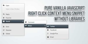 Pure-Vanilla-JavaScript-Right-Click-Context-Menu-Snippet-Without-Libraries