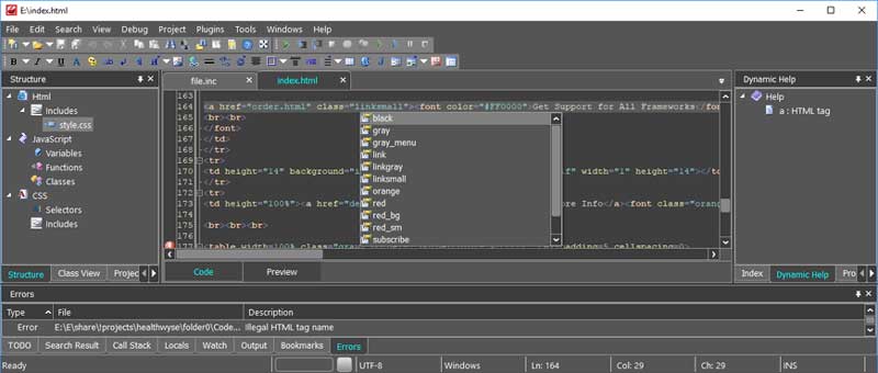 CodeLobster-IDE-DEMO-2