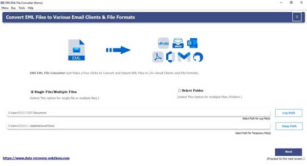 DRS-Softech-EML-File-Converter