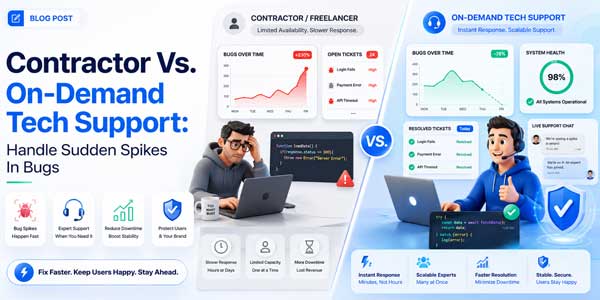 Contractor-Vs.-On-Demand-Tech-Support-Handle-Sudden-Spikes-In-Bugs